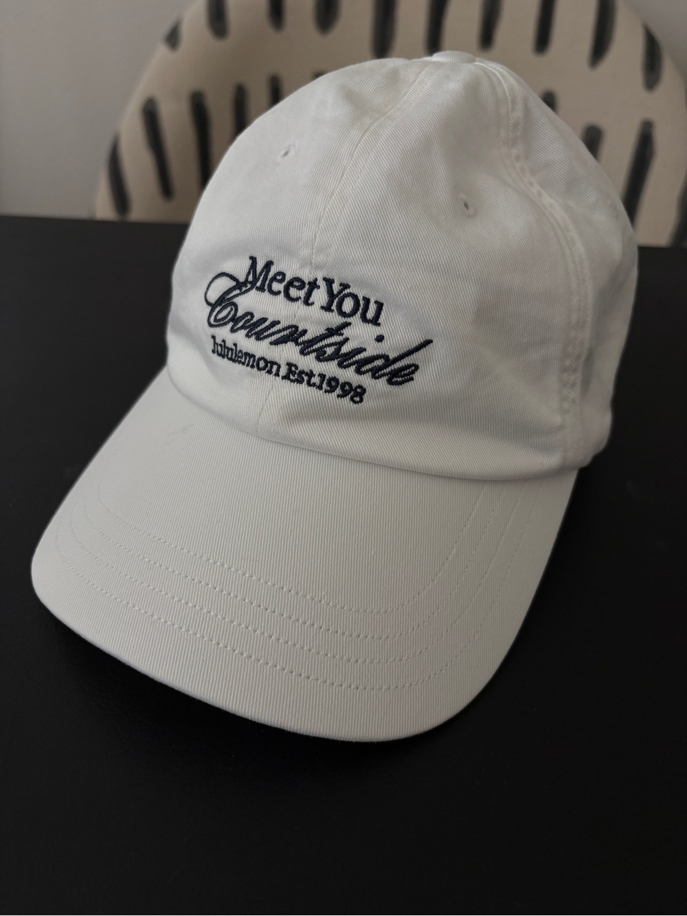 Lululemon Meet You Countryside Embroidered White Baseball Cap